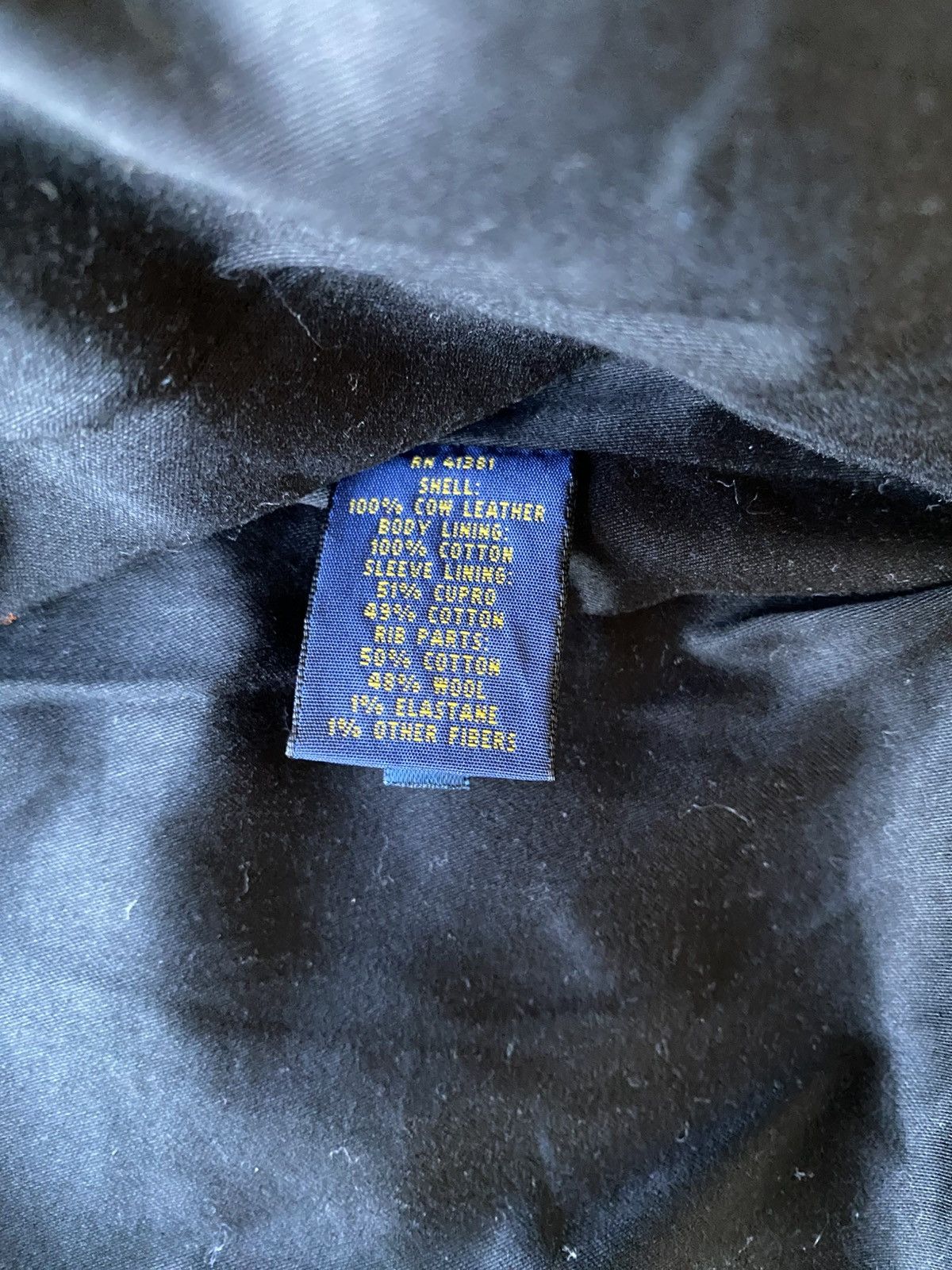 Polo Ralph Lauren Polo Ralph Lauren Black Leather Moto Jacket Size US XXL / EU 58 / 5 - 4 Thumbnail