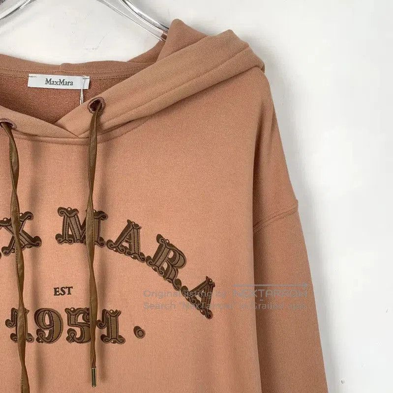 Max Mara MaxMara Orange Cotton Women's Hoodie . Size S / US 4 / IT 40 - 3 Thumbnail