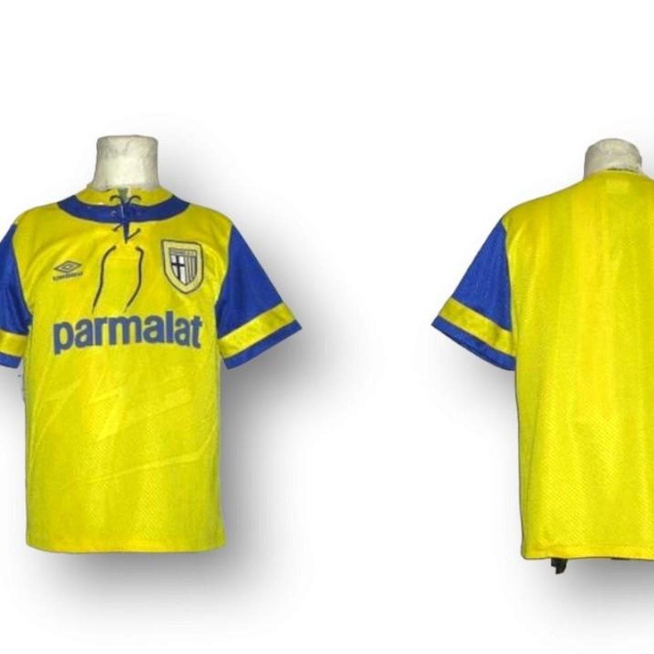 Umbro Fc Parma Italy 1993 1994 1995 Away Shirt Jersey Size US M / EU 48-50 / 2 - 3 Thumbnail
