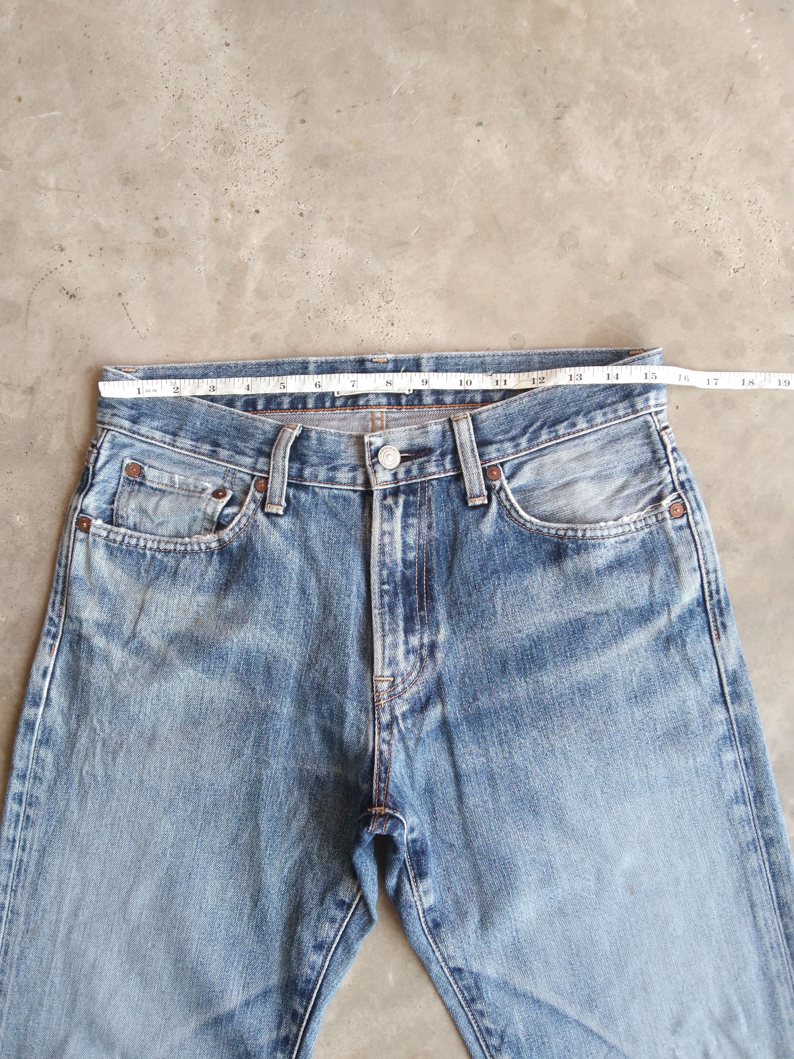 Uniqlo Vintage Uniqlo Distressed Jeans 30x30 Size US 30 / EU 46 - 4 Thumbnail