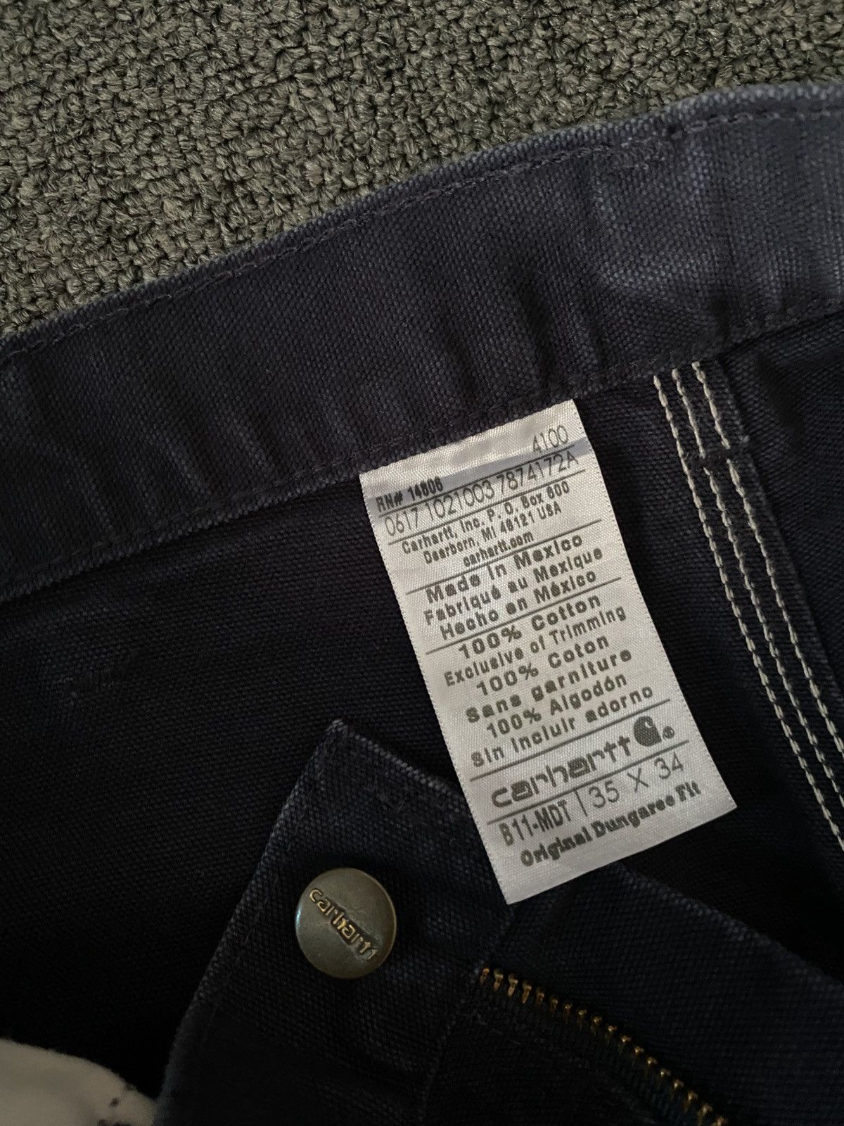 Carhartt Carhartt Carpenter Pants 2017's Size US 35 - 11 Thumbnail