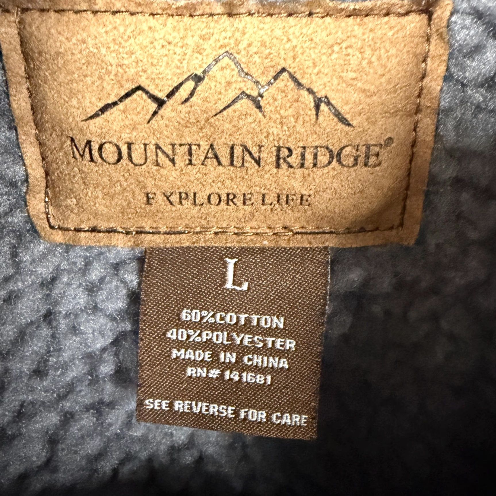 Vintage Mountain Ridge Mens L Navy Plaid Hooded Sherpa Lined Flannel 90s Jacket Hoodie Parka Coat Pattern: Plaid VINTAGE? Size US L / EU 52-54 / 3 - 7 Thumbnail