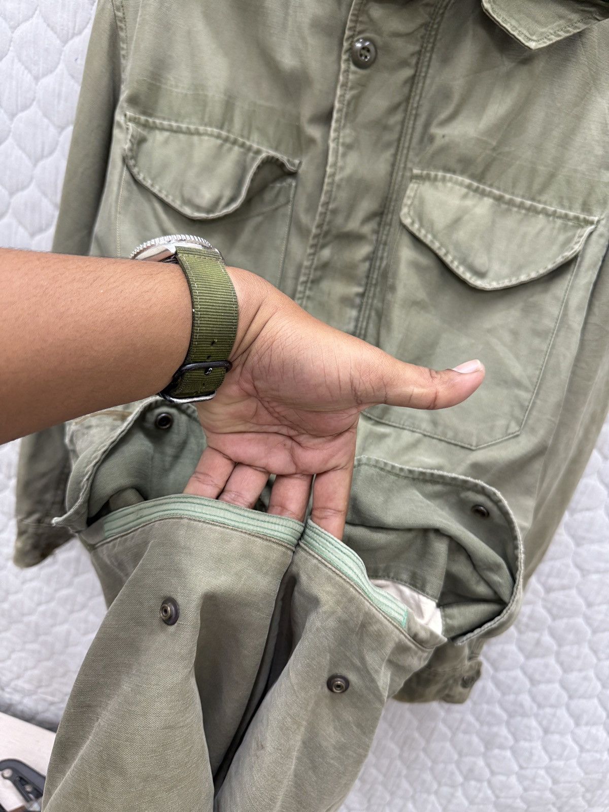 Vintage 🔥🔥🔥ARCHIVE VINTAGE US ARMY M51 FIELD JACKET Size US S / EU 44-46 / 1 - 12 Thumbnail