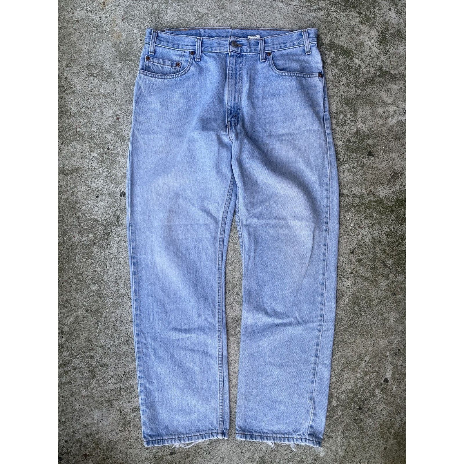 Levi's 90s Levi's Light Wash Thrashed Faded Distressed Jeans Size US 36 / EU 52 - 1 Thumbnail