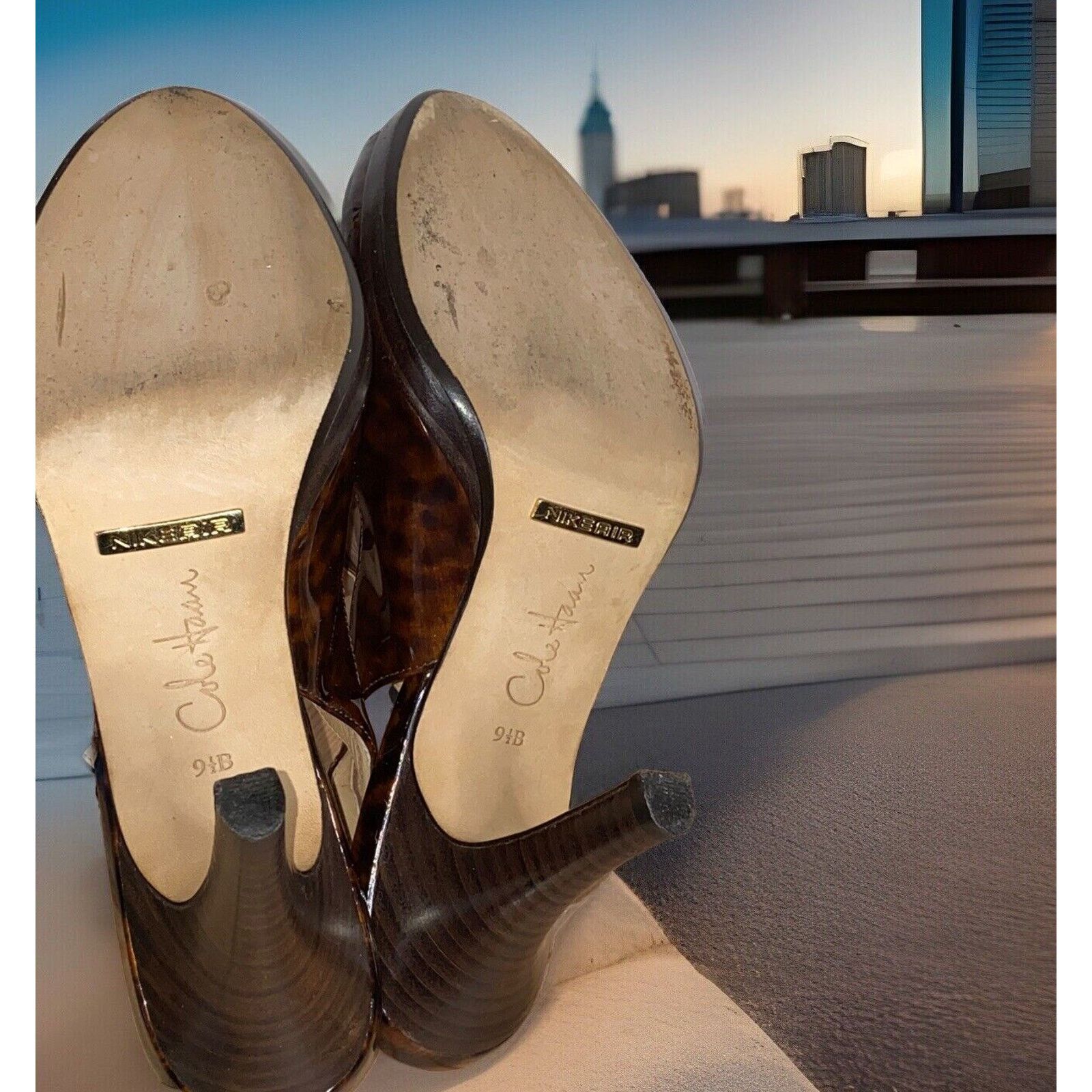 Cole Haan Cole Haan Faux Tortoise High Heels Size 9.5 Slingback Sandal Size US 9.5 / IT 39.5 - 6 Thumbnail