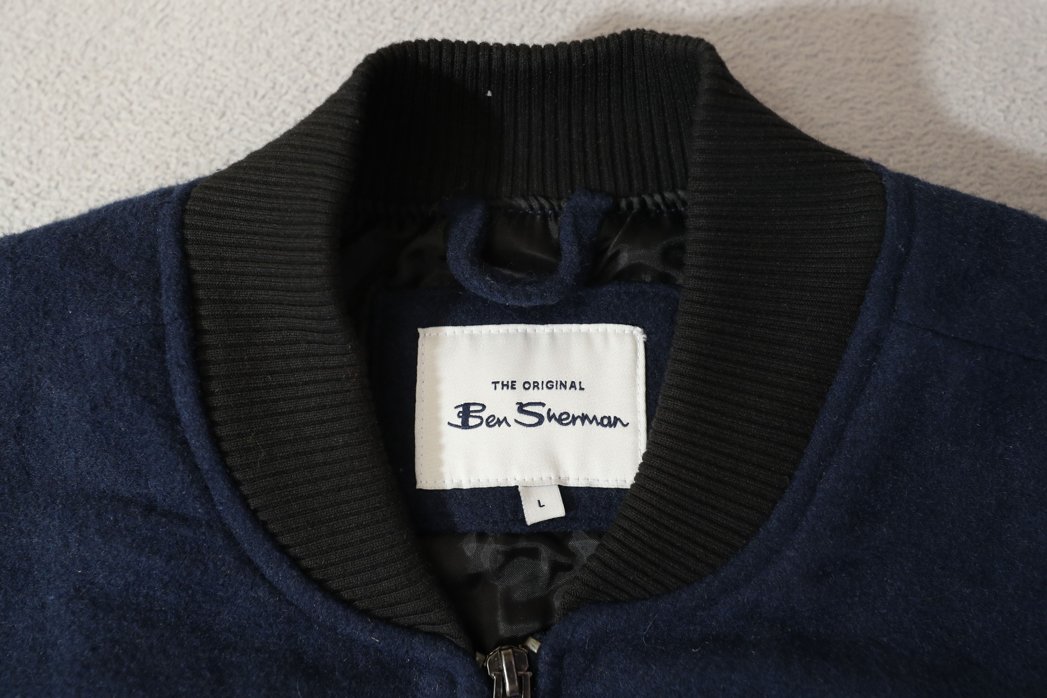 Ben Sherman Ben Sherman Faux Suede Bomber Jacket (L) Size US L / EU 52-54 / 3 - 10 Thumbnail