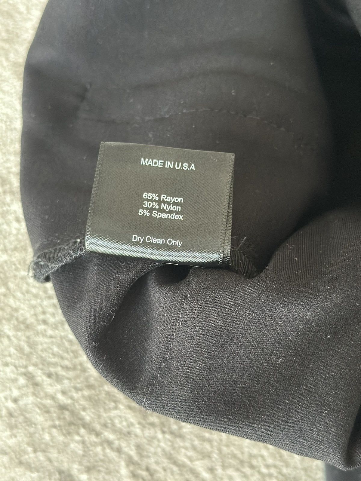 Rhude Rhude Black Trousers (Size S) Size US 30 / EU 46 - 4 Thumbnail