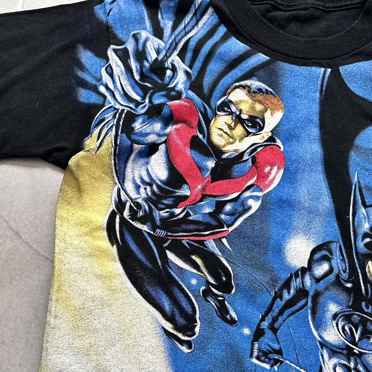 DC Comics RARE Vintage 1997s Batman & Robin T-Shirt Dc Comics Marvel Size US M / EU 48-50 / 2 - 5 Thumbnail