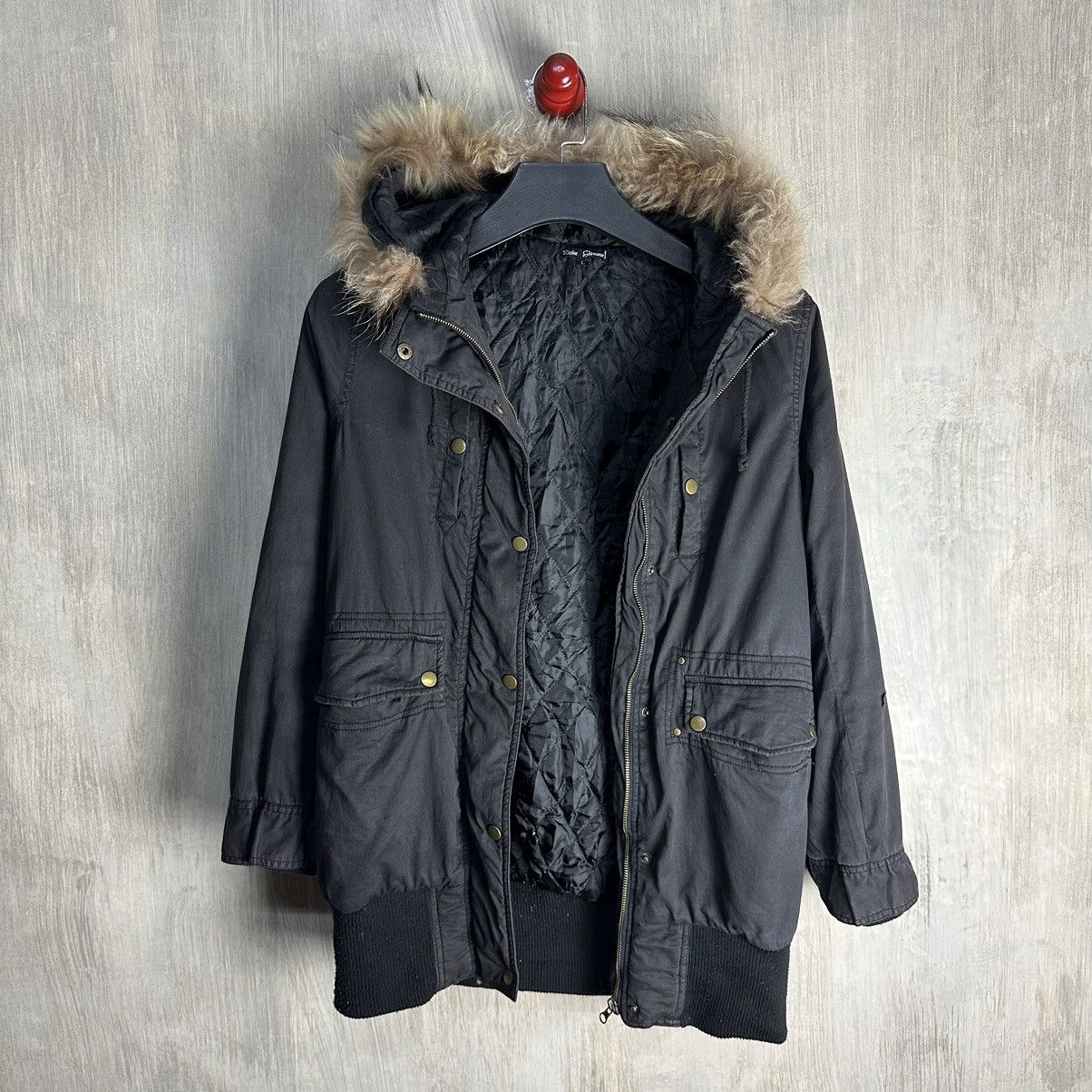 If Six Was Nine × Japanese Brand × Le Grande Bleu (L.G.B.) Riche Glamour lgb style Fur Hoodie Bomber Jacket Size US M / EU 48-50 / 2 - 3 Thumbnail