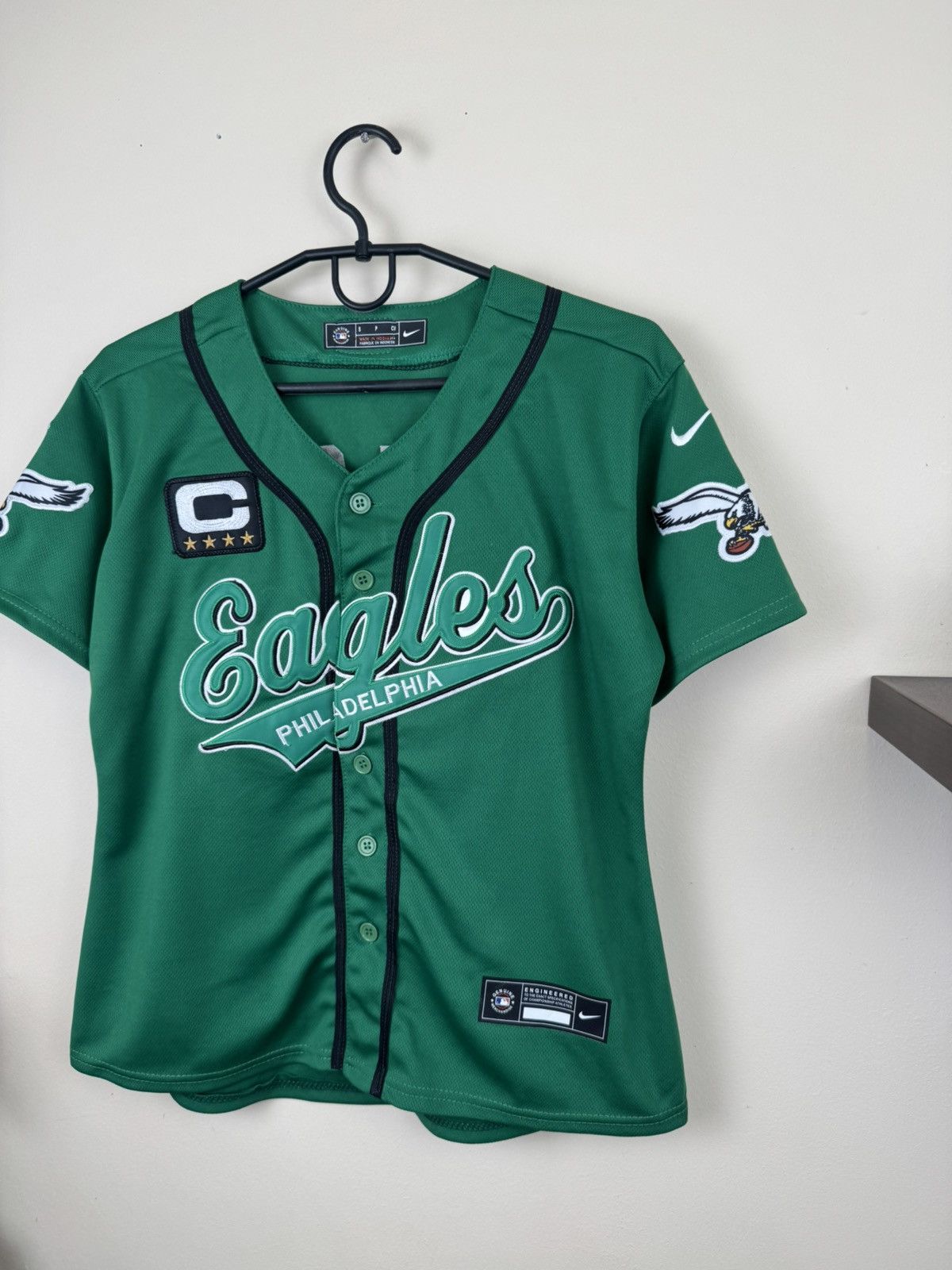 Nike Nike Jason Kelce Green Philadelphia Eagles Women S Baseball Size US S / EU 44-46 / 1 - 4 Thumbnail