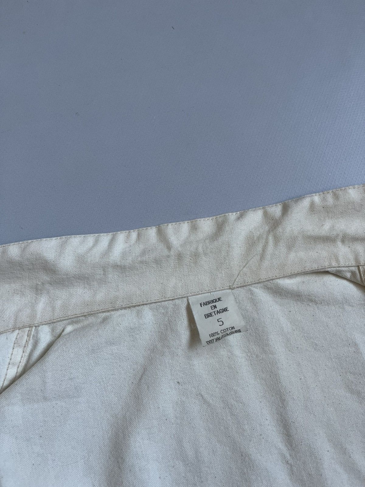 Vintage Vintage Men Ababord France Bretagne White Work Marine Jacket Size US L / EU 52-54 / 3 - 7 Thumbnail