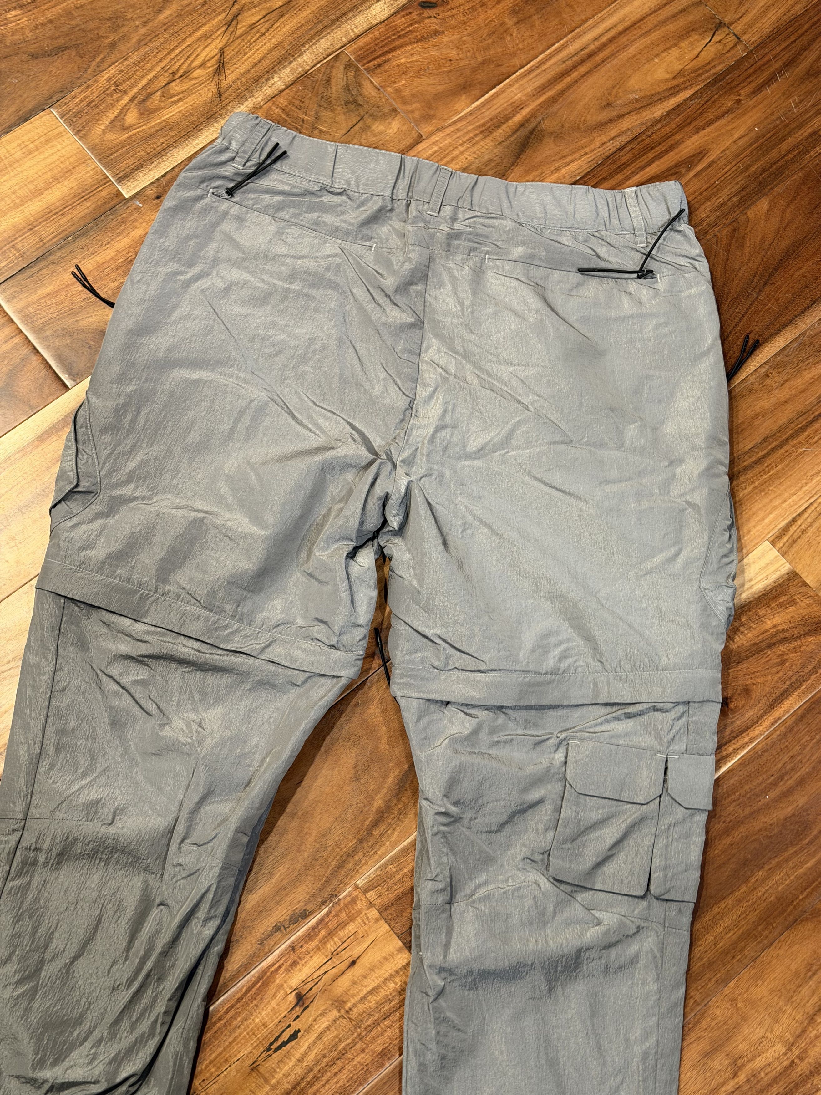 Other Wrinkle Nylon Convertible Cargo Pants - Silver Size US 33 - 6 Thumbnail