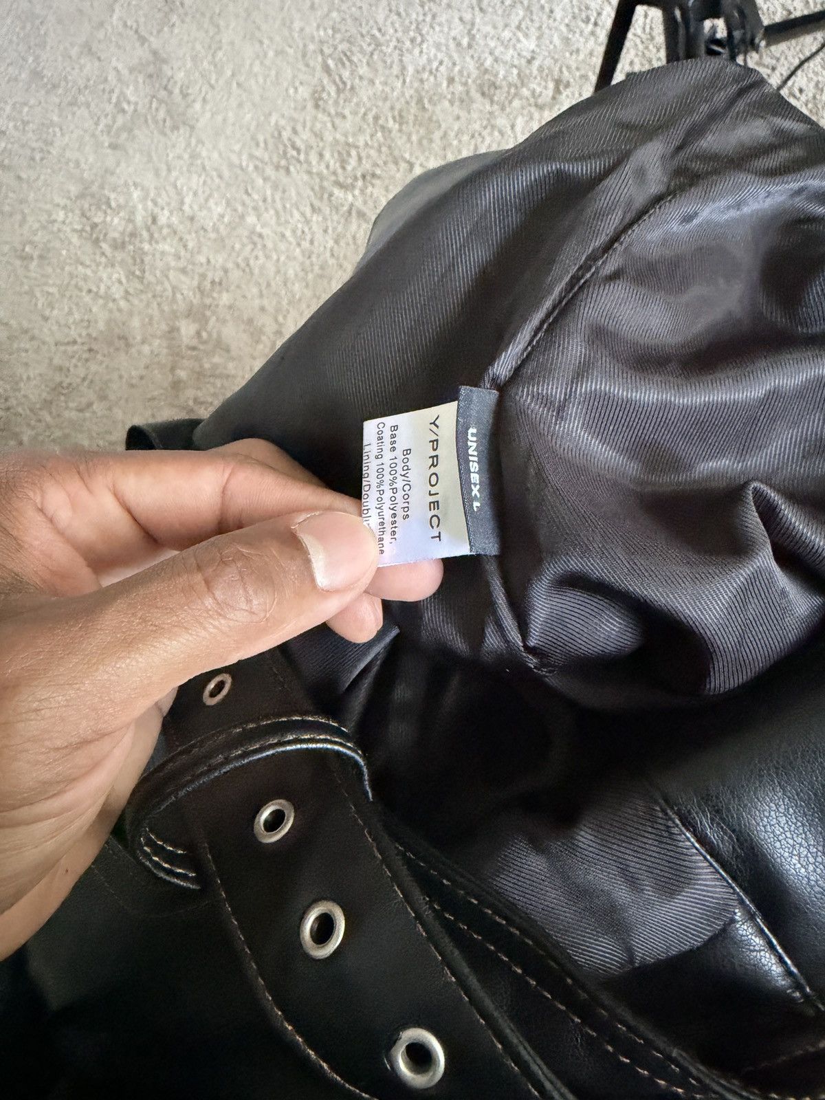 Y/Project Y Project faux leather Y belt pants Size US 36 / EU 52 - 7 Thumbnail