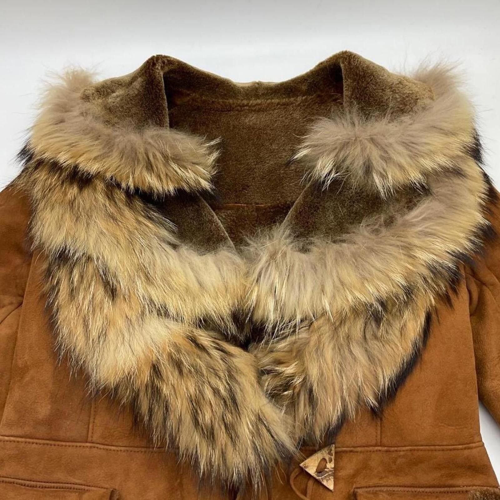 Other Real leather and fur whimsy goth penny lane vintage jacket Size S / US 4 / IT 40 - 3 Thumbnail