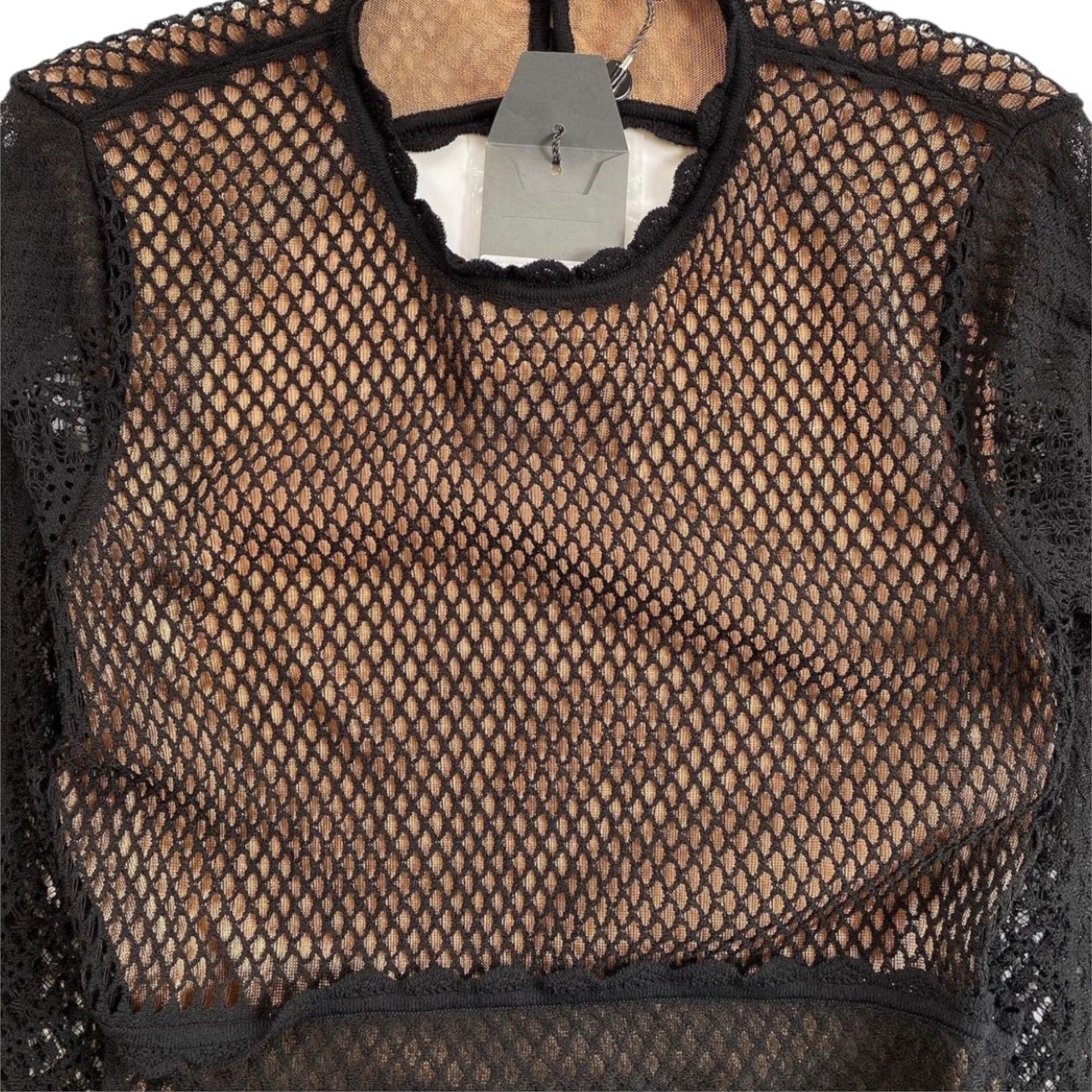 Alexander McQueen Alexander McQueen Mesh fluted sleeve Dress Size L / US 10 / IT 46 - 4 Thumbnail
