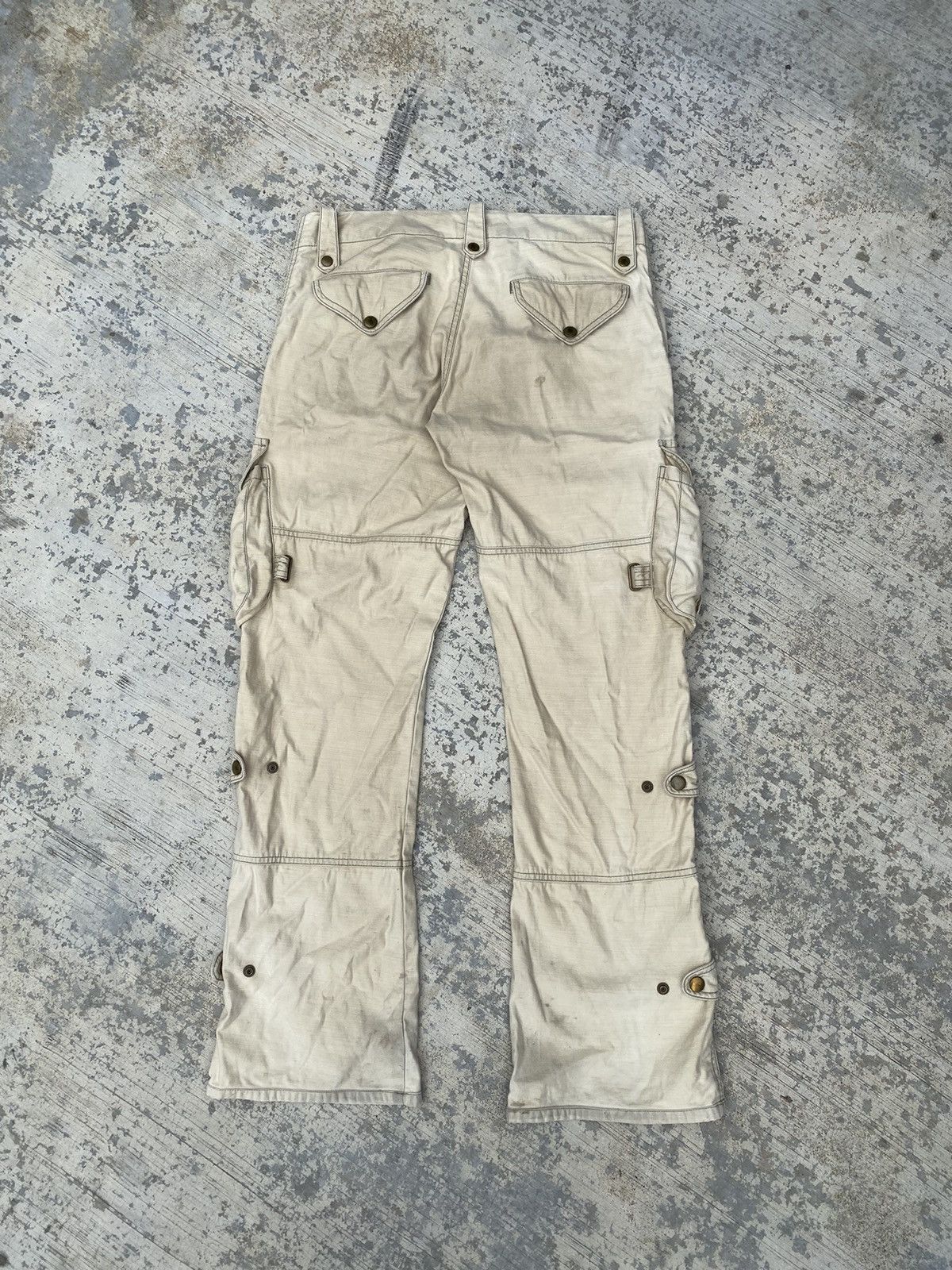 Tete Homme Distressed Tate Homme cargo pants Size US 31 - 2 Thumbnail