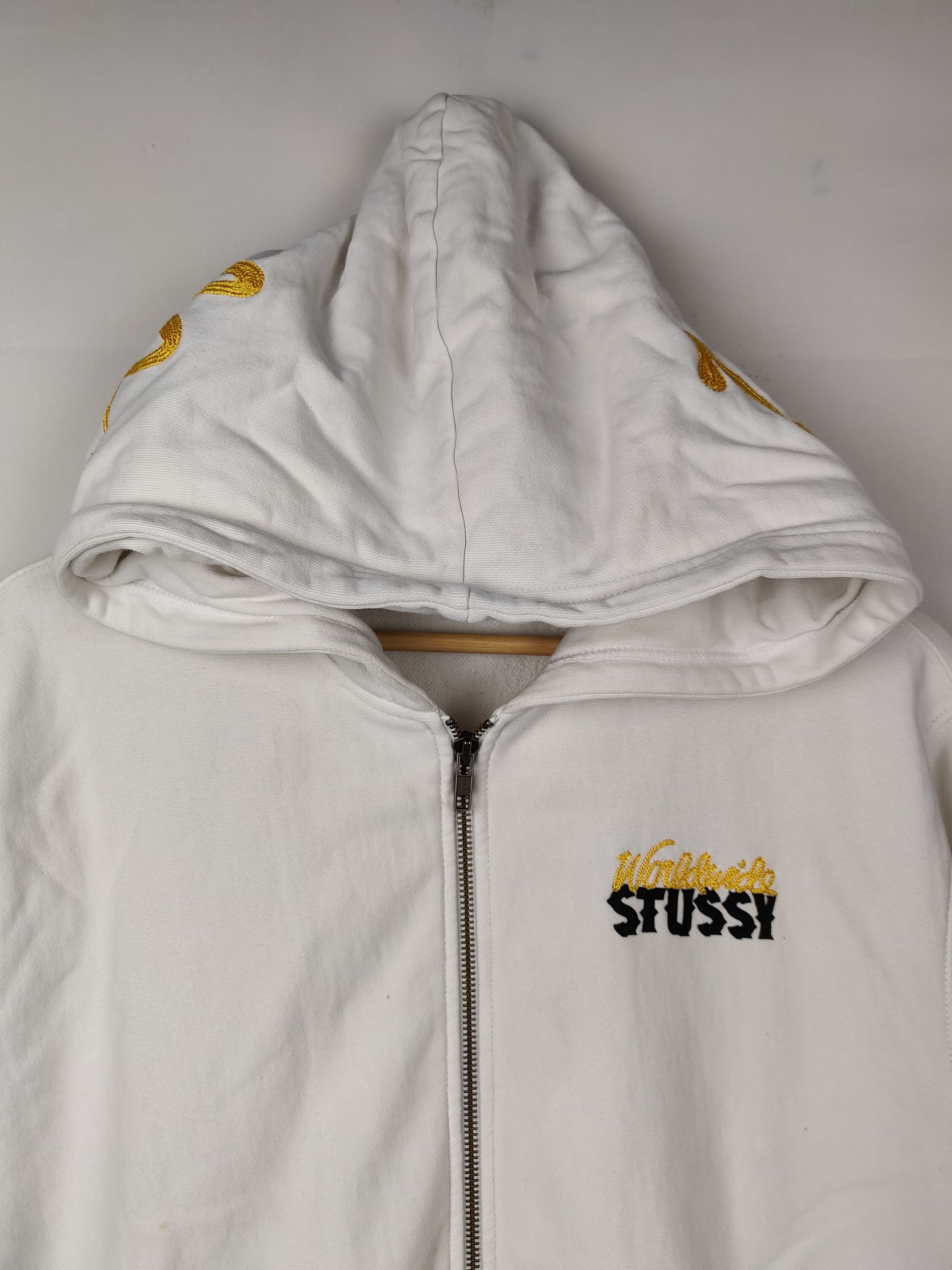 Stussy Stussy Zipper Hoodie Sweatshirt Size US L / EU 52-54 / 3 - 2 Thumbnail