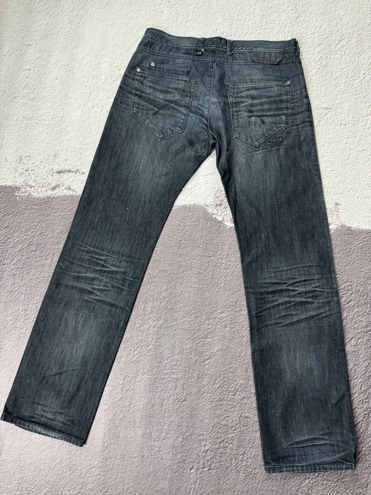 Neil Barrett Neil Barrett Indigo dark straight denim jeans zip pocket Size US 34 / EU 50 - 2 Thumbnail