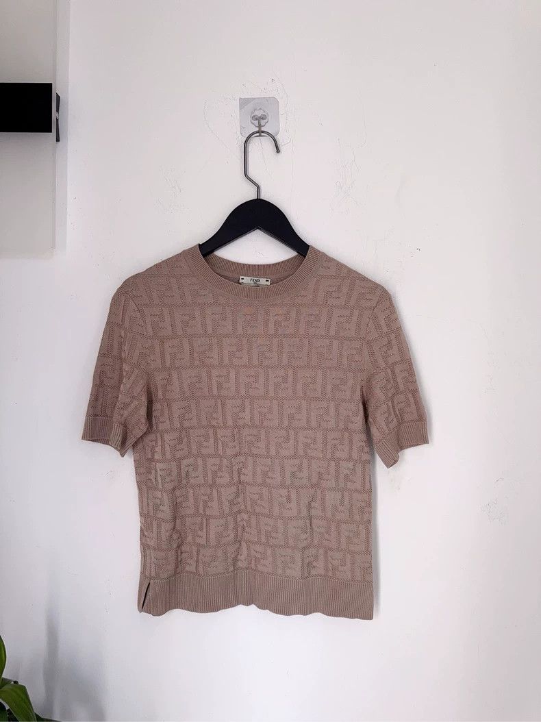 Fendi Fendi size 38 Full logo knitting Size US XXS / EU 40 - 1 Thumbnail
