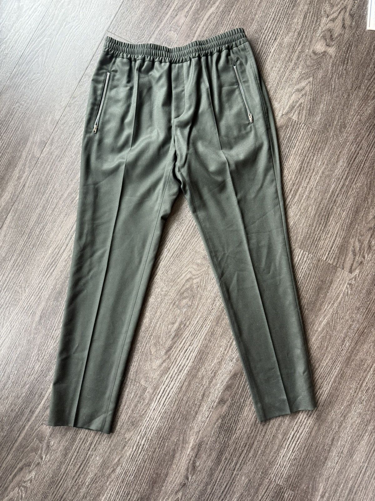 Stella McCartney Men's Stella McCartney Olive Green Pants Trousers Size US 32 / EU 48 - 1 Thumbnail