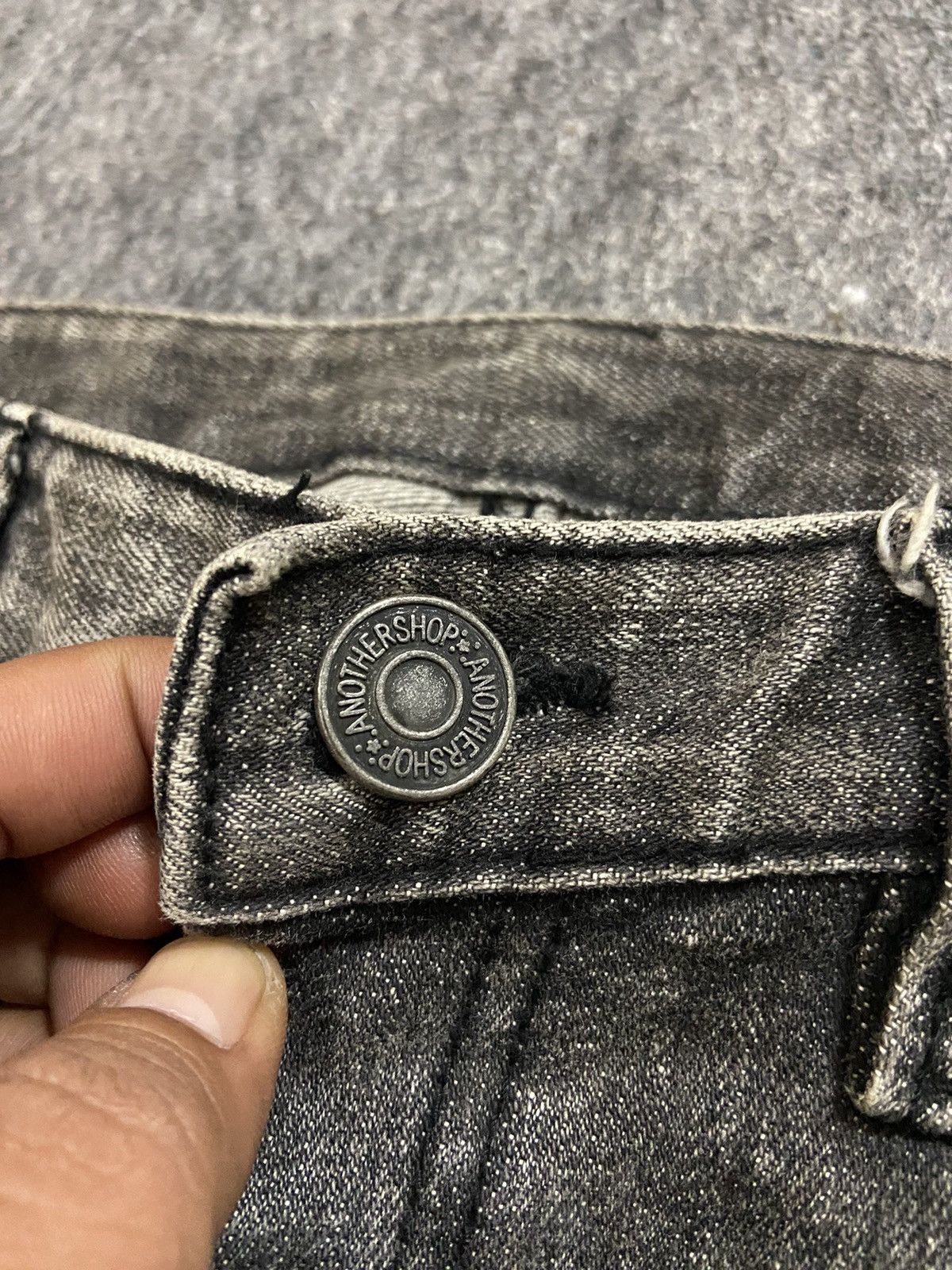 If Six Was Nine × Le Grande Bleu (L.G.B.) Vintage y2k anothershop denim pants with pin hole Size 29" - 6 Thumbnail