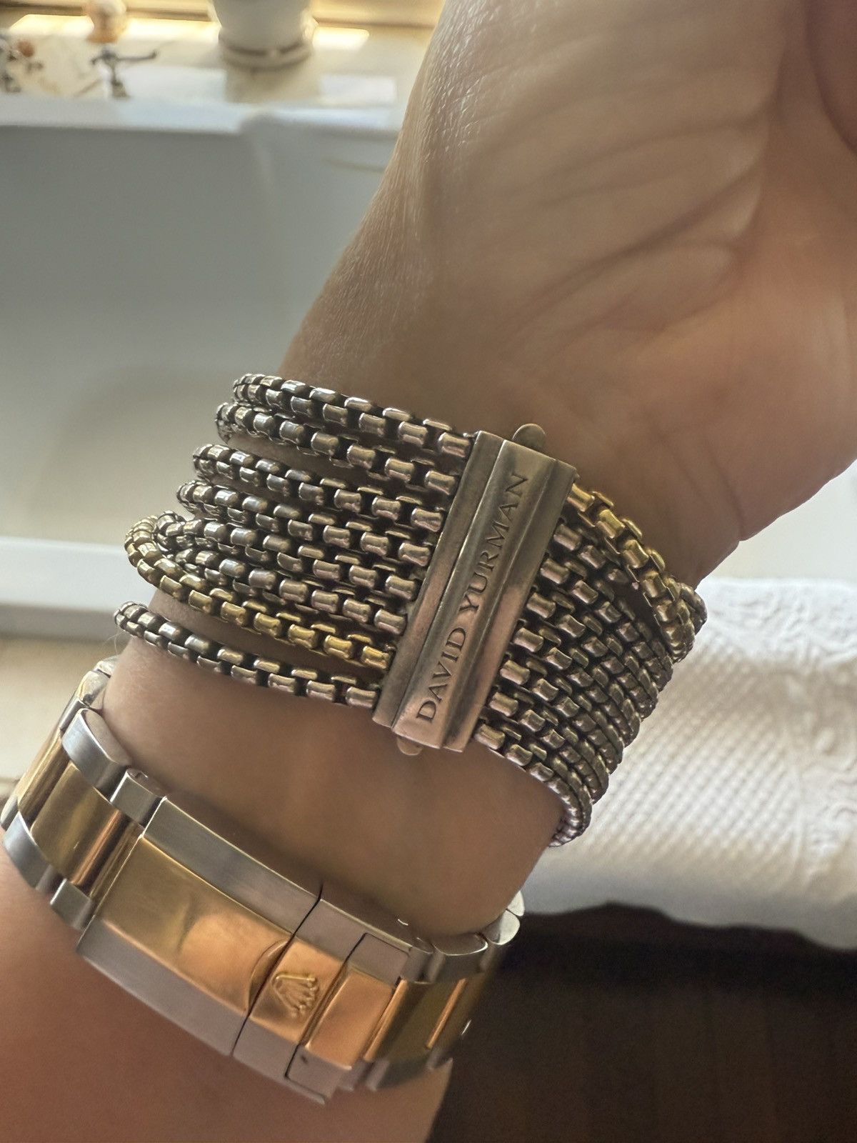 David Yurman David Yurman Box Chain Eight Row Bracelet Size ONE SIZE - 4 Thumbnail