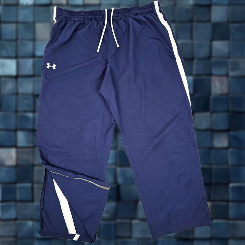 Under Armour Under Armour Pants Loose Track Men 3XL (41x31) Blue Vtg Protect This House Era Size US 39 - 1 Thumbnail