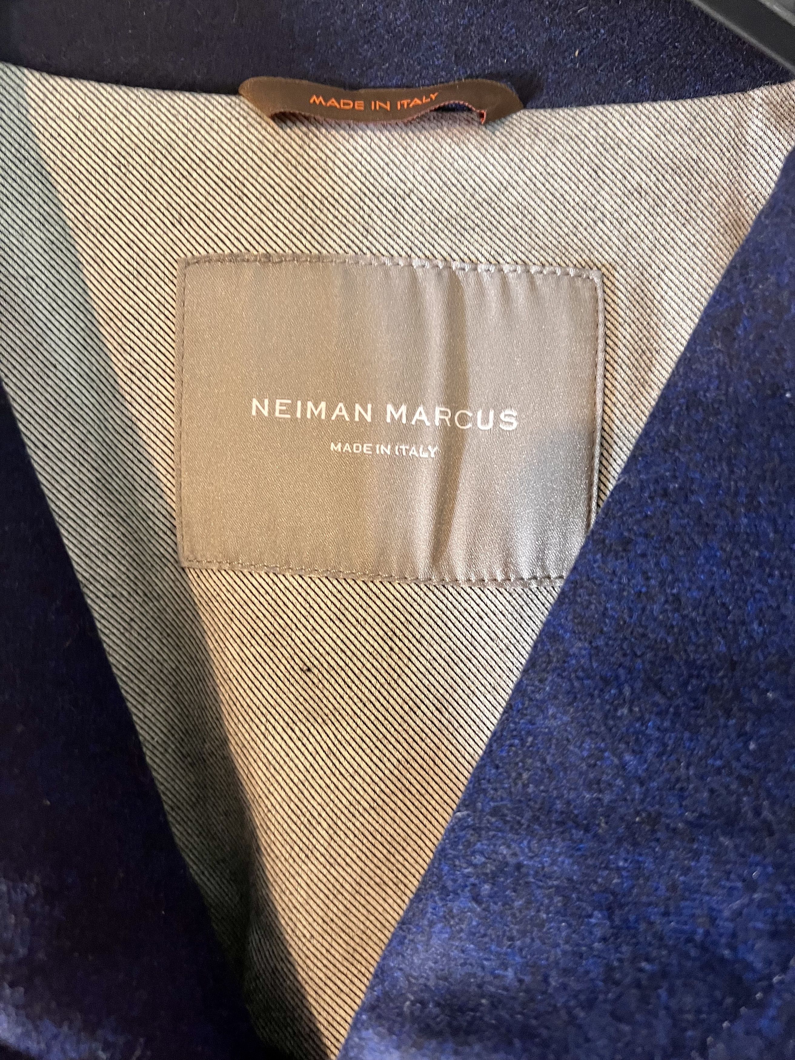 Neiman Marcus × Vitale Barberis Canonico Heavy Wool Jacket made in Italy Parka Size US L / EU 52-54 / 3 - 2 Thumbnail