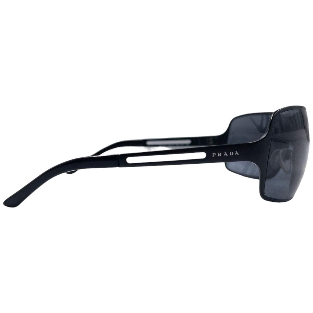 Prada Vintage Prada Black Sunglasses Size ONE SIZE - 4 Thumbnail