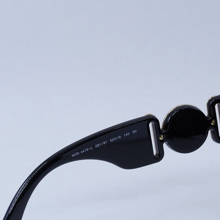 Versace Versace VE4479U GB1/87 Sunglasses Black Square Frame Size ONE SIZE - 8 Thumbnail