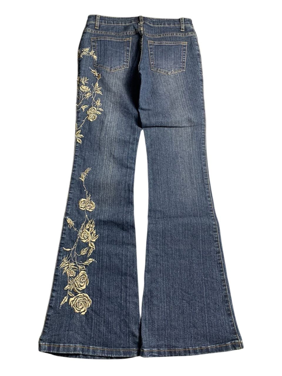 2000s Haphazard Flared Floral Pants