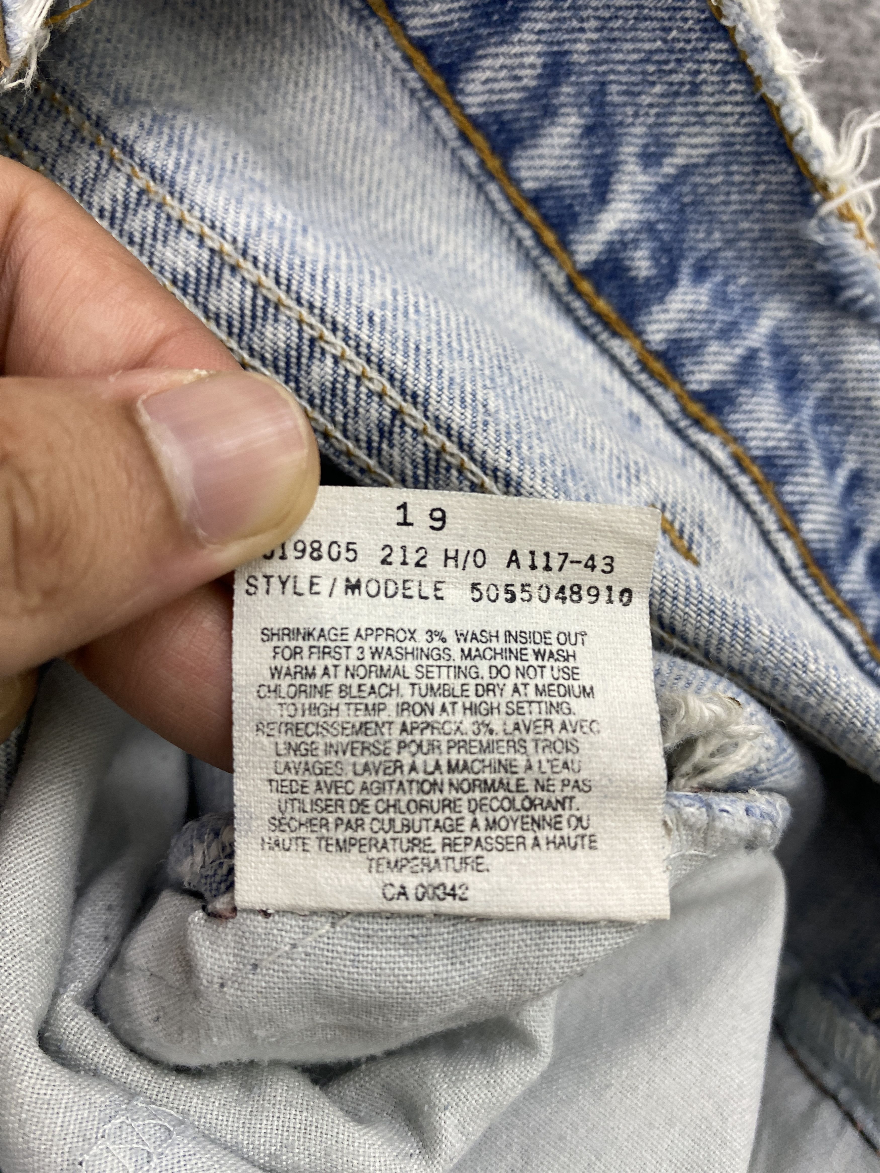 Levi's × Vintage Vintage 90s Levis 550 Light Washed Jeans Size US 34 / EU 50 - 17 Thumbnail