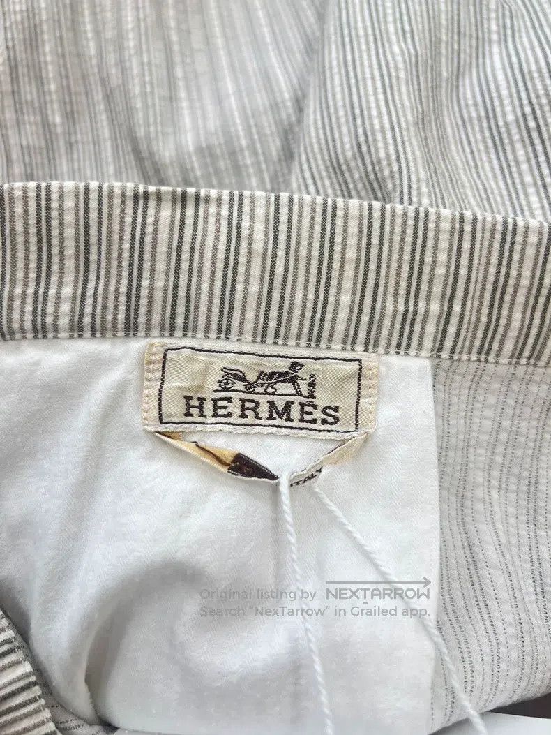 Hermes Hermes Striped shorts Size US 30 / EU 46 - 3 Thumbnail