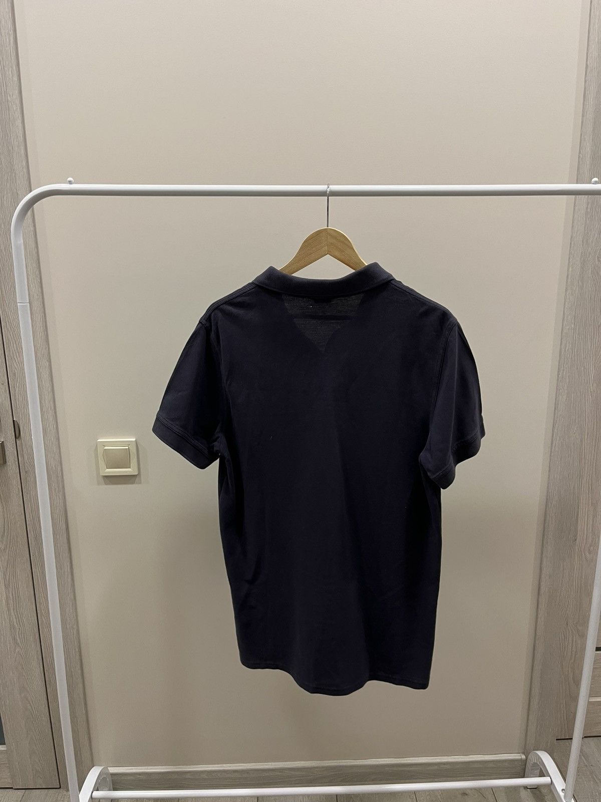 Vintage HUGO BOSS Orange Label Polo Shirt Short Sleeve Cotton Linen Size US XL / EU 56 / 4 - 3 Thumbnail