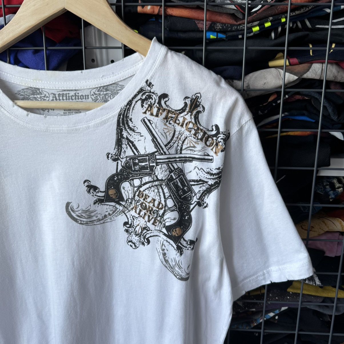 Affliction Affliction Revolvers Print T-shirt Size US XL / EU 56 / 4 - 4 Thumbnail