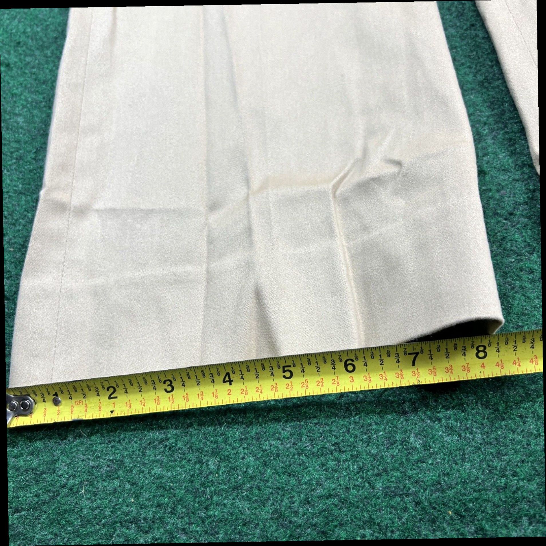 Anne Klein Anne Klein Pants Womens 6 Gray Wool Straight Leg Dress Suit Trousers Slacks Size 28" / US 6 / IT 42 - 7 Thumbnail