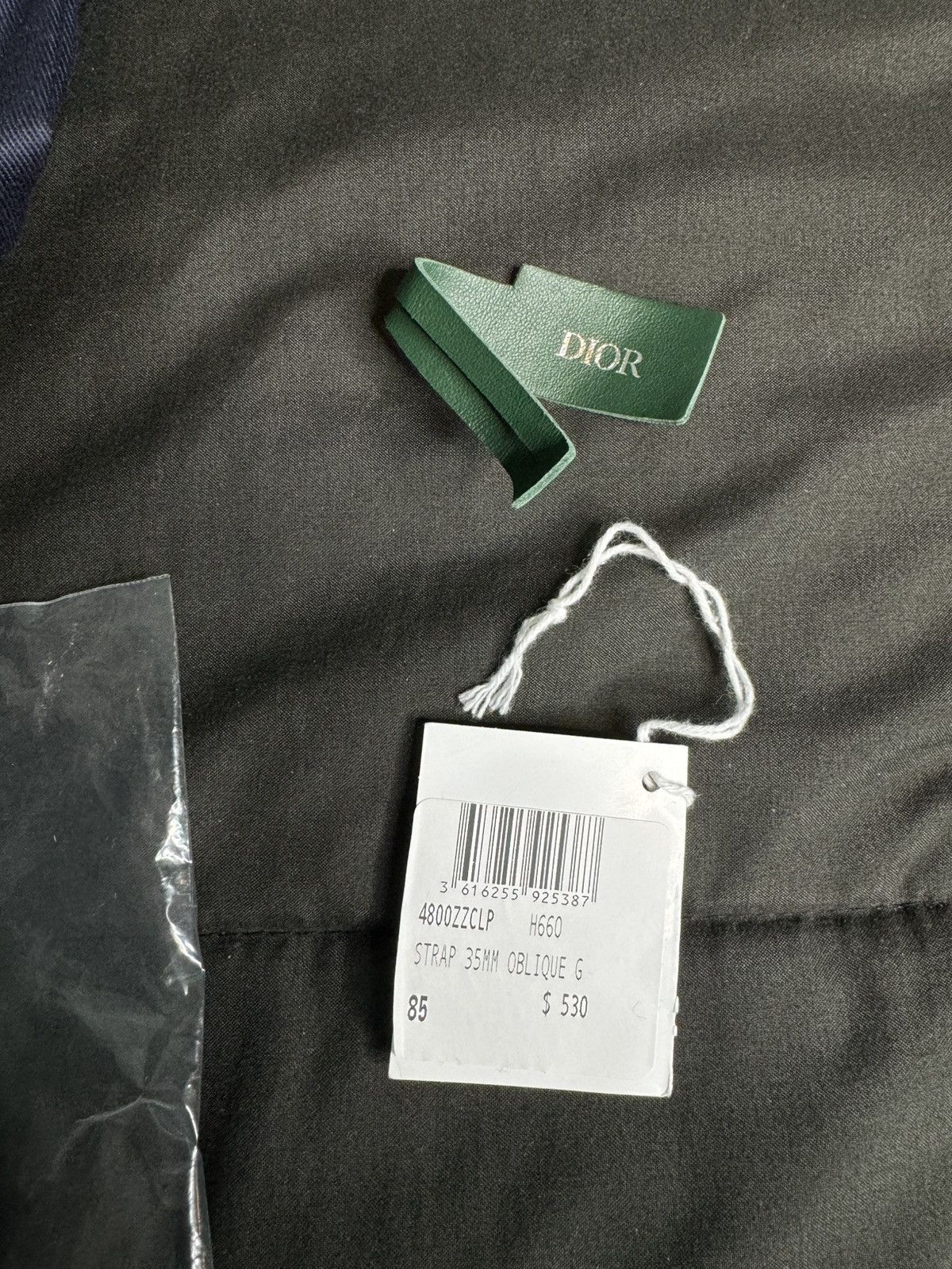 Dior DIOR Reversible Belt Strap “Forest Green” Size 34 - 2 Thumbnail