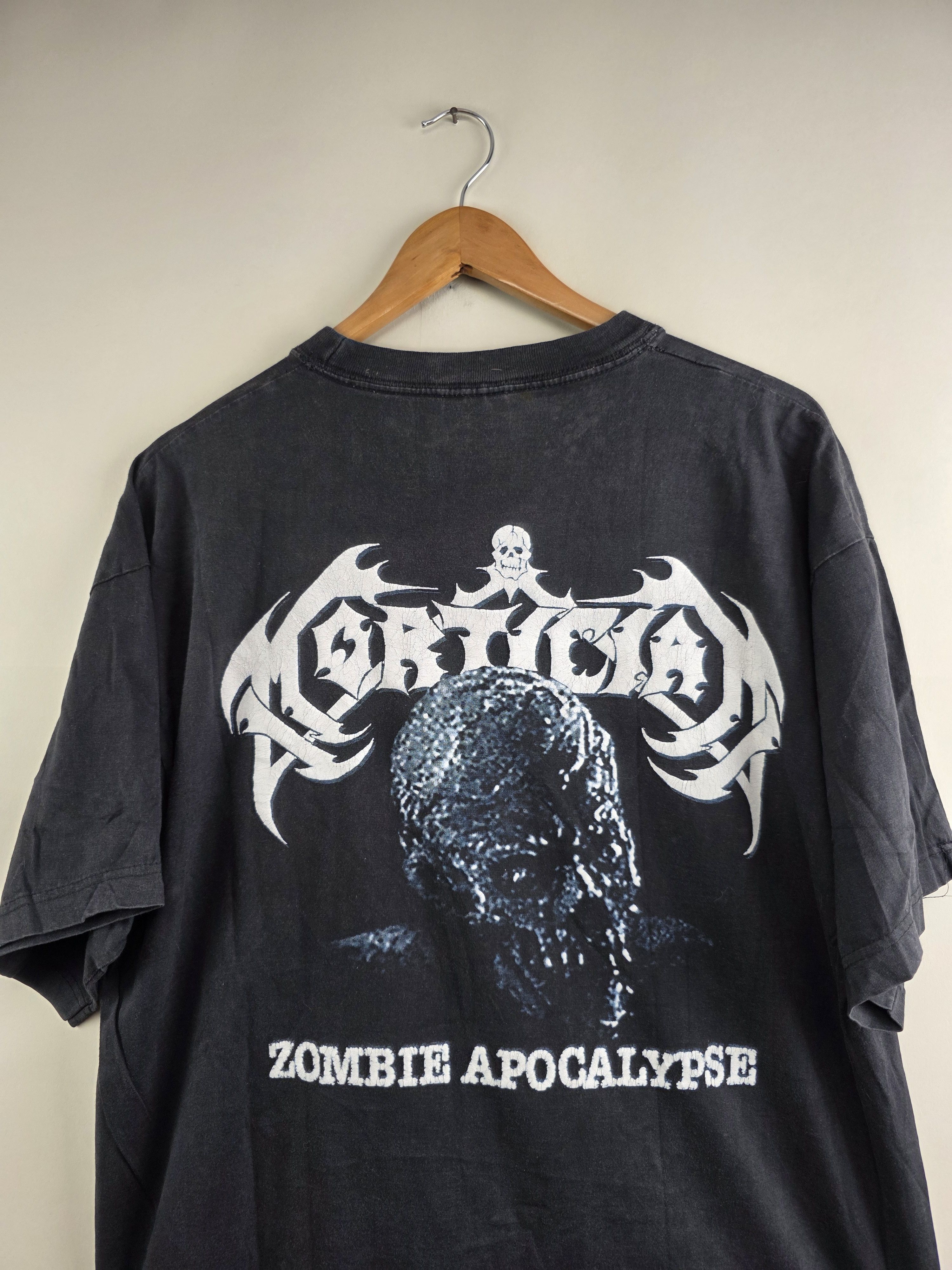 Band Tees 1998 Mortician Zombie Apocalypse 90S Vintage t shirt XL Size US XL / EU 56 / 4 - 7 Thumbnail