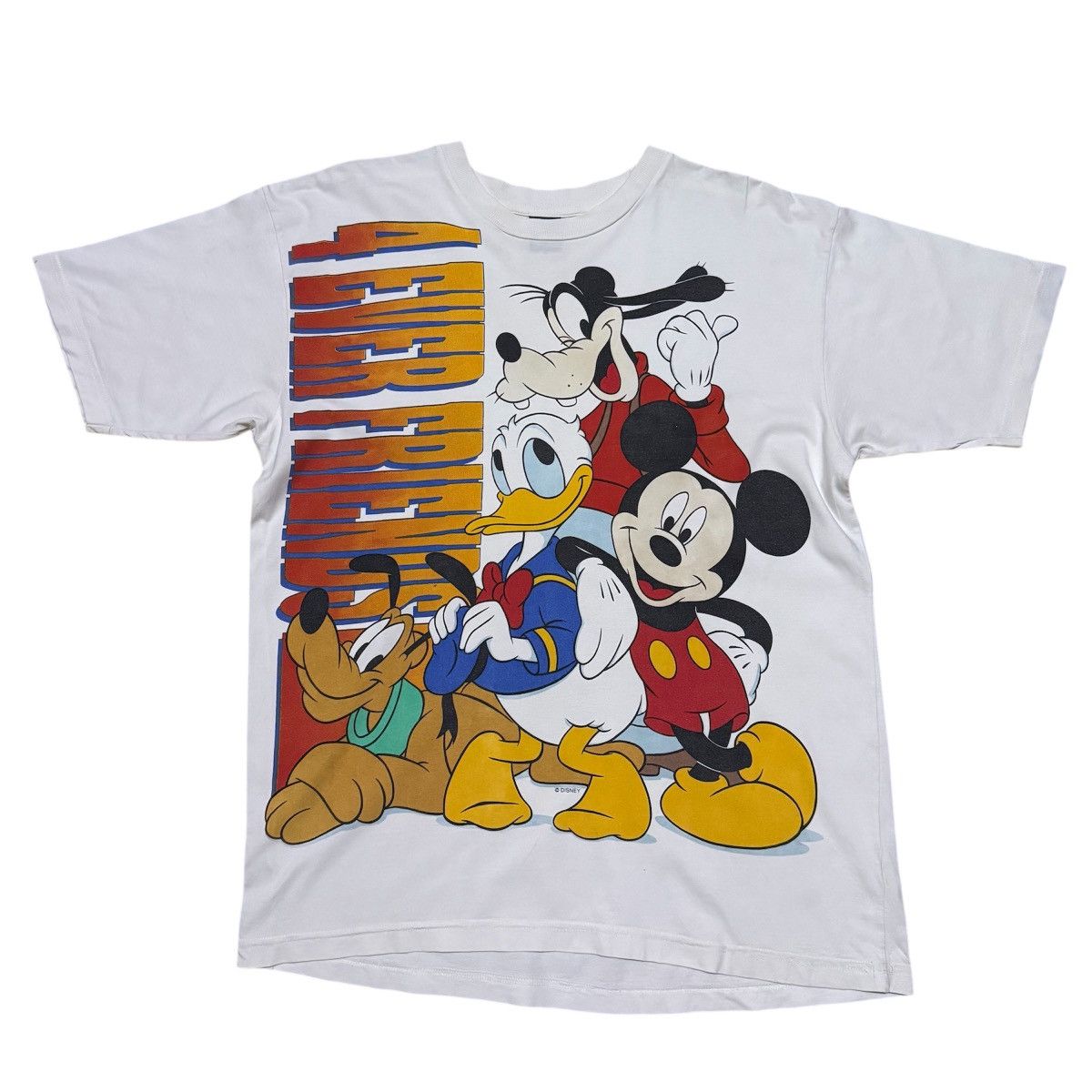 Disney × Mickey Mouse × Mickey Unlimited Vintage Mickey Mouse Mickey Unlimited Big Logo T Shirt Size US XL / EU 56 / 4 - 1 Thumbnail