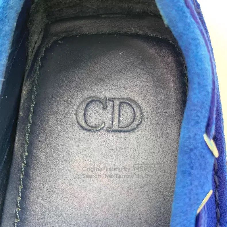Dior Dior Dark blue strap design casual flat single shoes bean Size US 8.5 / EU 41-42 - 7 Thumbnail