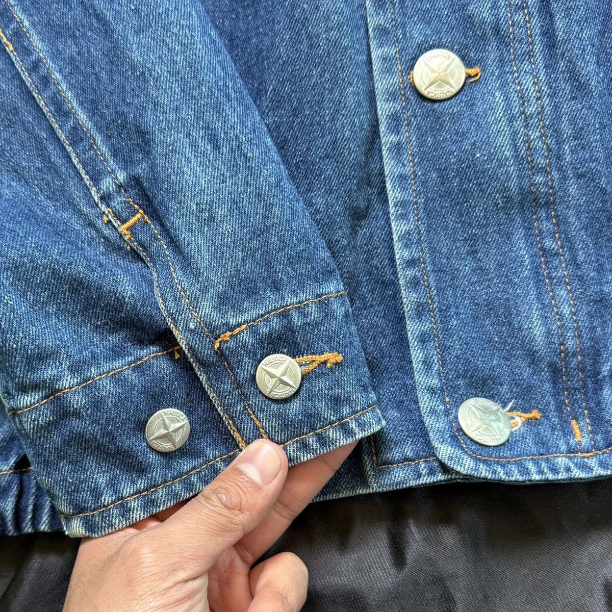 Nautica Nautica Denim vintage jacket Size US L / EU 52-54 / 3 - 3 Thumbnail