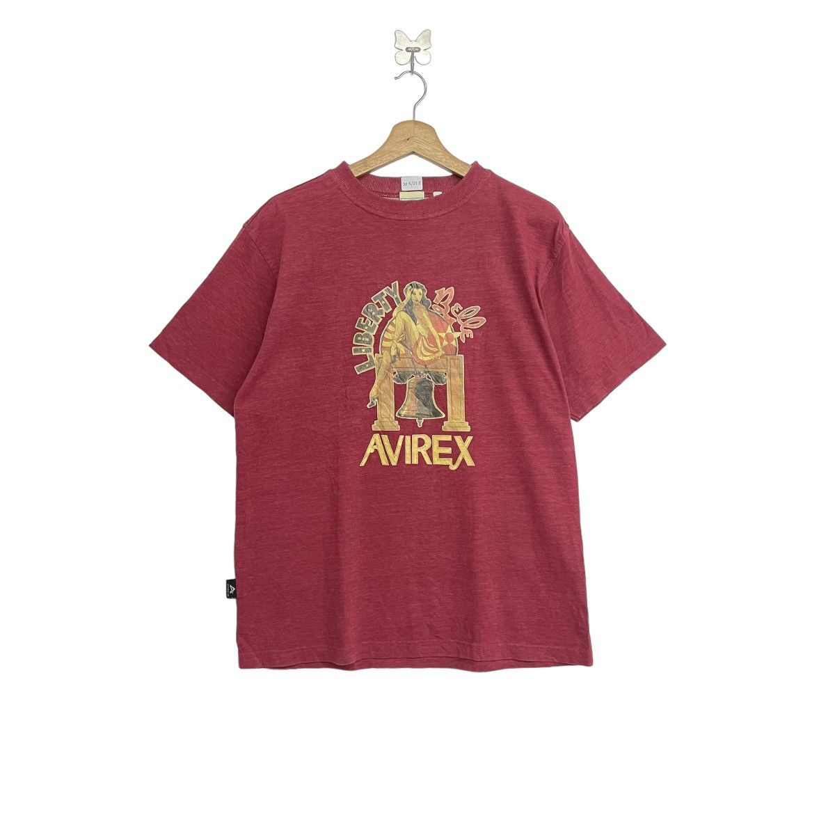 *Rare!! AVIREX liberty women printed tshirt