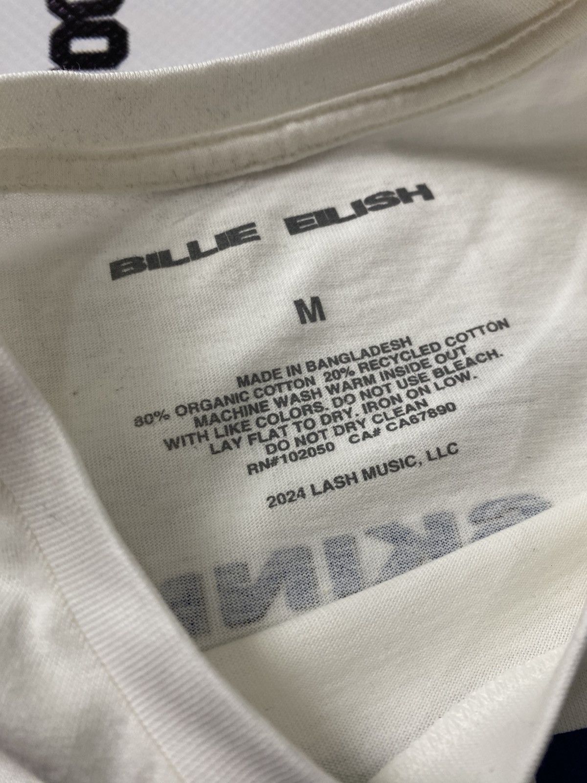 Band Tees BILLIE EILISH TEE. Size US M / EU 48-50 / 2 - 11 Thumbnail