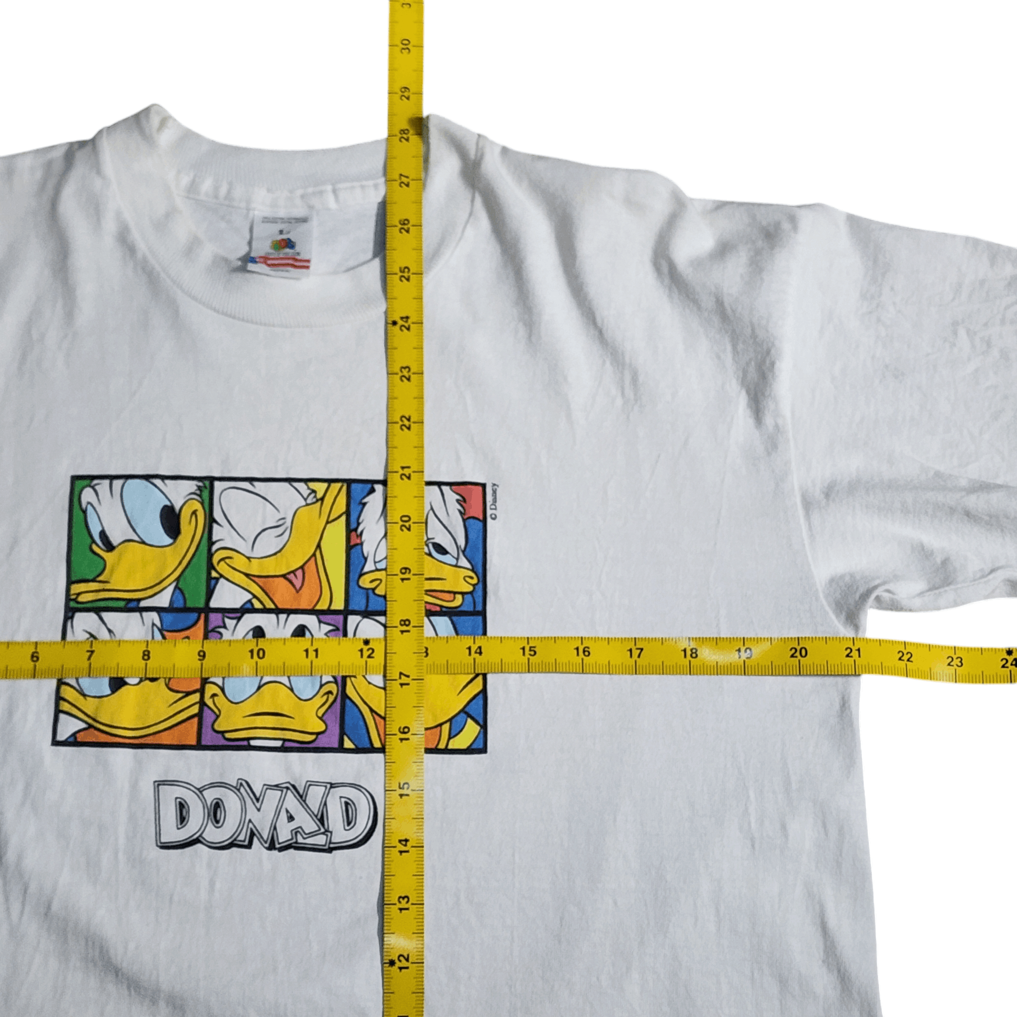 Disney × Fruit Of The Loom × Vintage Vintage Disney Donald Duck FoTL shirt 90s tees Size US L / EU 52-54 / 3 - 9 Thumbnail