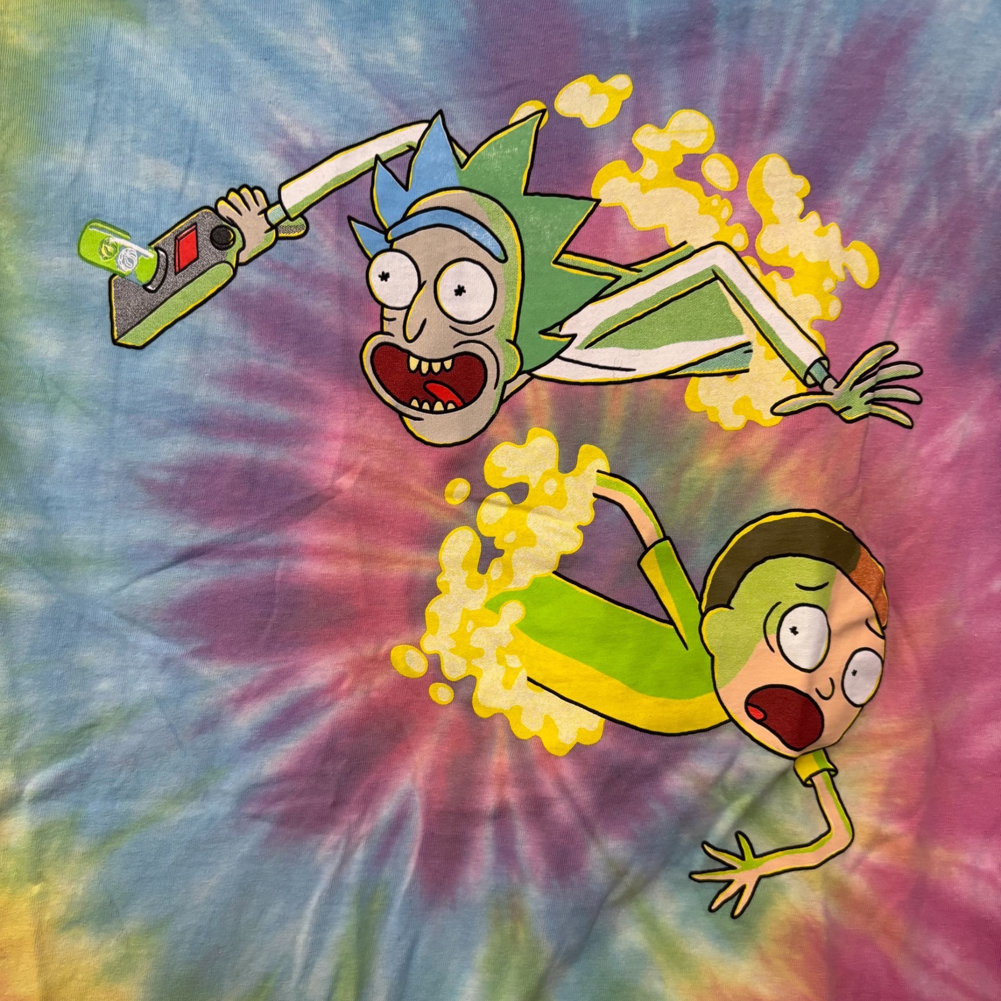 Ripple Junction Rick and Morty Portal Tie Dye T-Shirt Small Size US S / EU 44-46 / 1 - 2 Thumbnail