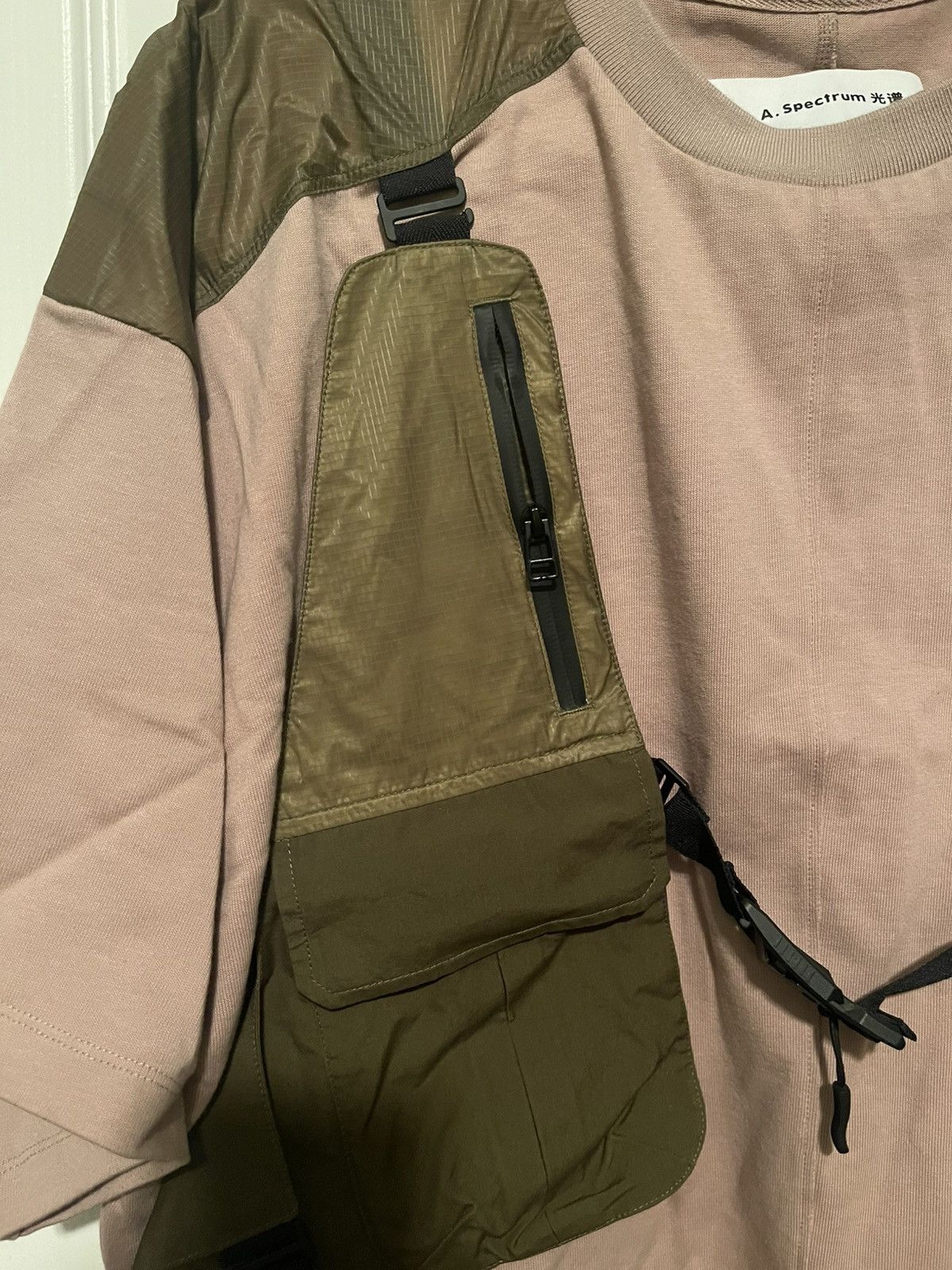 A. A. Spectrum Pink & Khaki Alnnaji T-Shirt Size US M / EU 48-50 / 2 - 5 Thumbnail