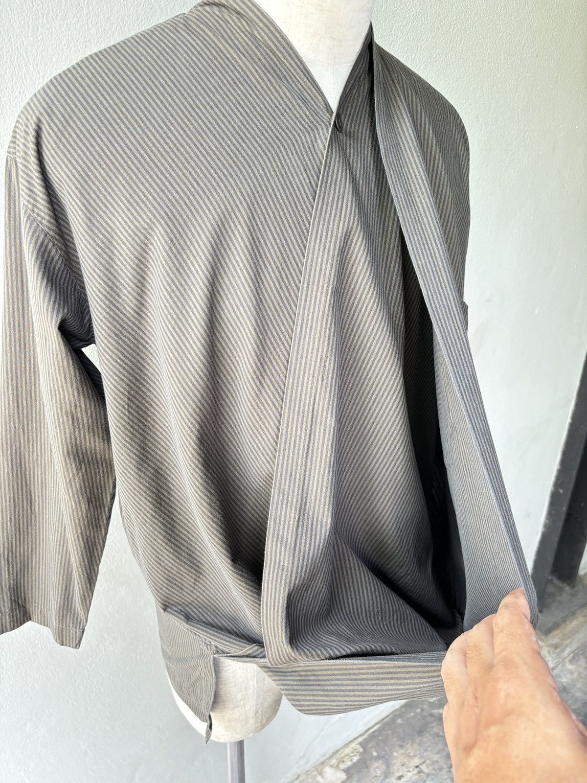 Issey Miyake Issey Miyake Permanent wrapped strips shirt. Size US M / EU 48-50 / 2 - 20 Thumbnail