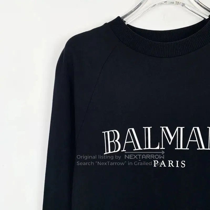 Balmain Balmain Black Cotton Women's Sweatshirt . Size S / US 4 / IT 40 - 3 Thumbnail