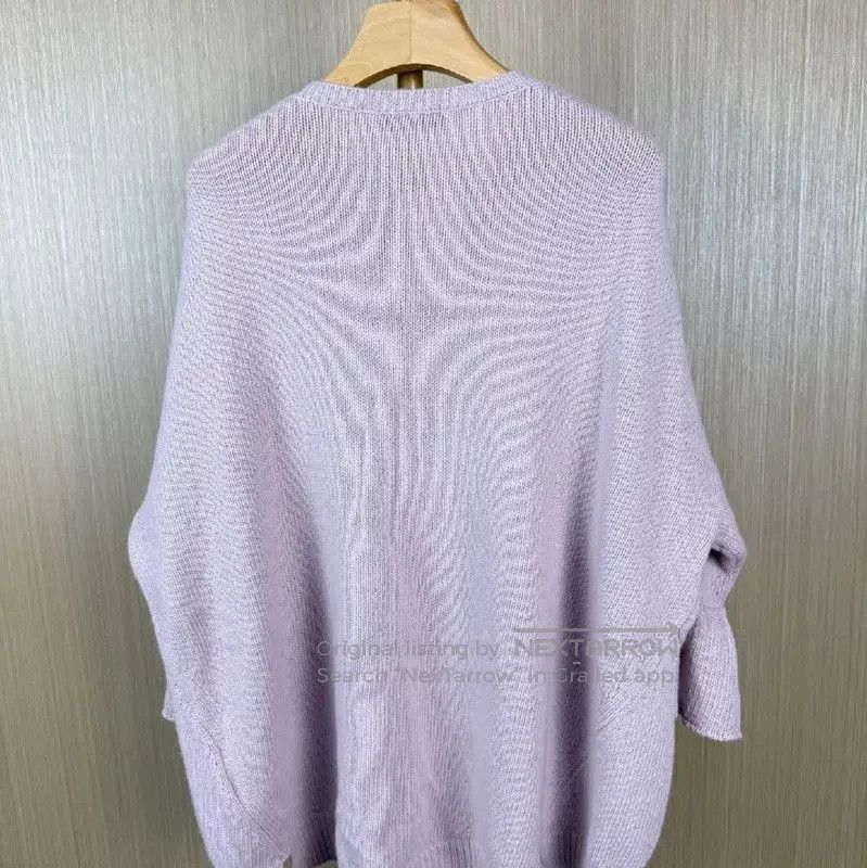 Valentino Valentino Lightweight Purple Wool Sweater . Size XXS / US 00 / IT 34 - 2 Thumbnail