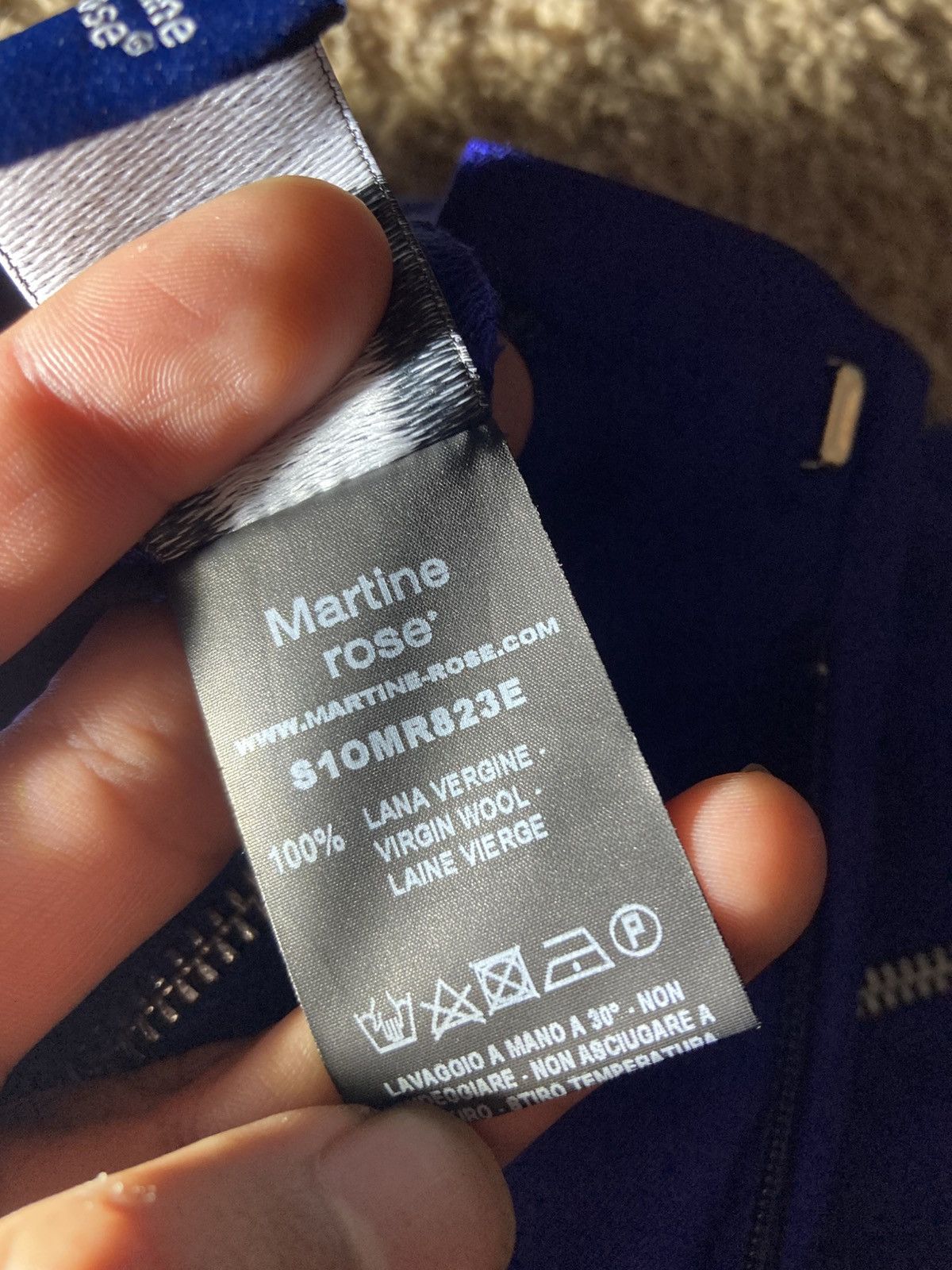 Martine Rose New SS21 Martine Rose Zipper Suit Pants Royal 2021 Size US 30 / EU 46 - 9 Thumbnail
